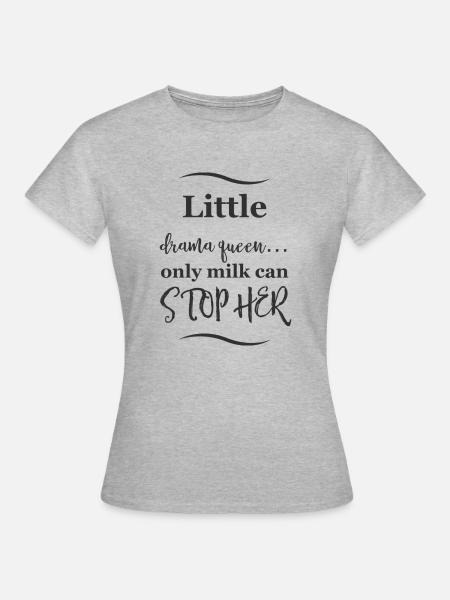 babysprüche - Frauen T-Shirt - Grau meliert
