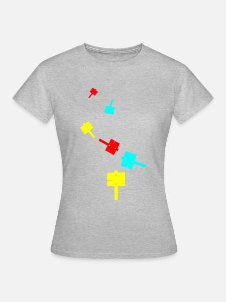Wegweiser icon - Frauen T-Shirt - Grau meliert