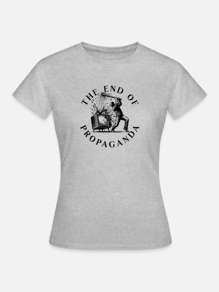 TV - Frauen T-Shirt - Grau meliert