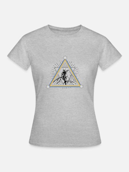 MTB - Frauen T-Shirt - Grau meliert