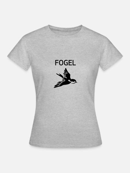 Fogel - Frauen T-Shirt - Grau meliert