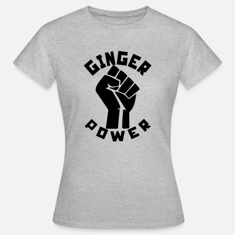 Ginger Power - Women's T-Shirt - heather grey