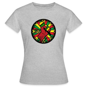 Reggae eu - Women's T-Shirt - heather grey - Front - AI Model Female 172 dark (172cm)