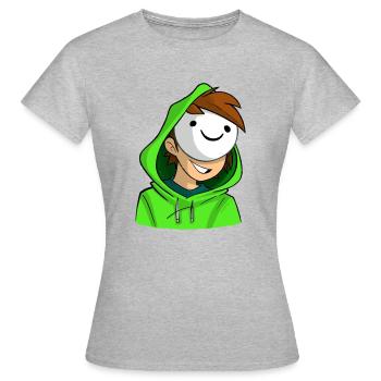 Dessin animé de rêve - T-shirt Femme - gris chiné - Devant - AI Model Female 172 dark (172cm)