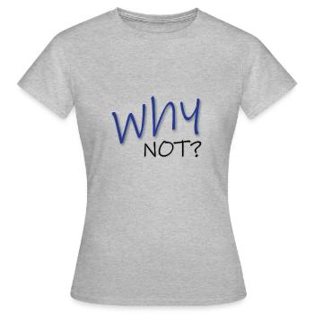 Pourquoi pas? - T-shirt Femme - gris chiné - Devant - AI Model Female 172 dark (172cm)