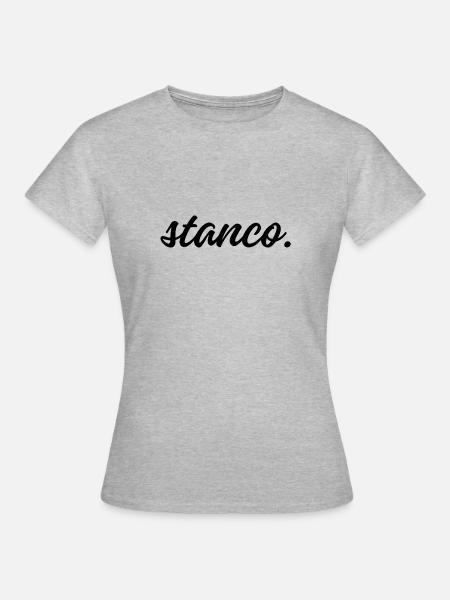 Fatigué, Stanco - T-shirt Femme - gris chiné