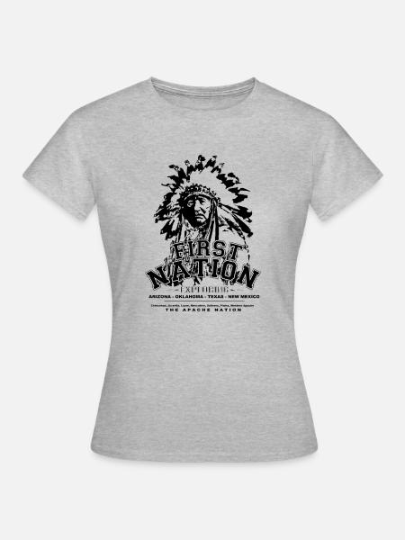 First Nation The Apache Nation - Women's T-Shirt - heather grey