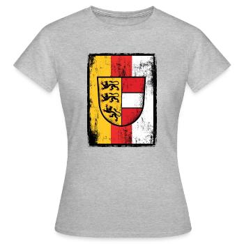 Drapeau de la Carinthie Cadeau du lac de Carinthie Autriche - T-shirt Femme - gris chiné - Devant - AI Model Female 172 dark (172cm)