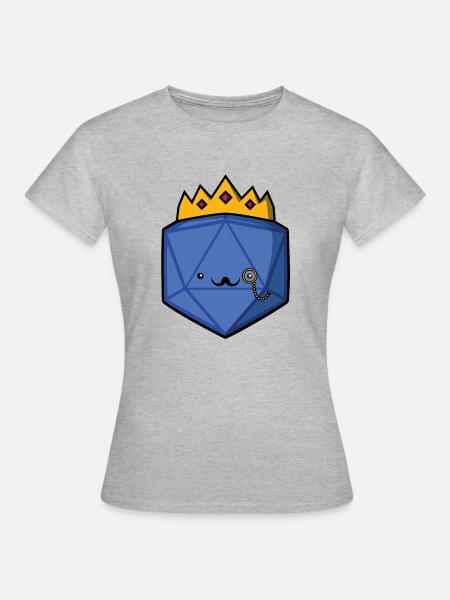 Dice King - Frauen T-Shirt - Grau meliert