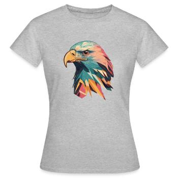 Aigle Prismatique - T-shirt Femme - gris chiné - Devant - AI Model Female 172 dark (172cm)