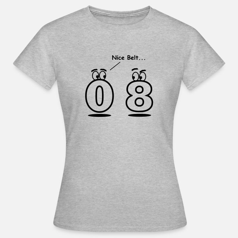 Nice Belt - Women's T-Shirt - heather grey
