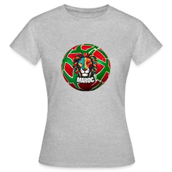 The Lions of Morocco - Women's T-Shirt - heather grey - Front - AI Model Female 172 dark (172cm)