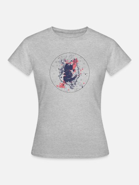 Fusion - Frauen T-Shirt - Grau meliert