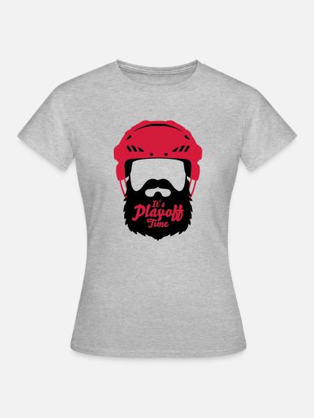 Hockey Barbe de finale - Casque de hockey Barbe 2 - T-shirt Femme - gris chiné