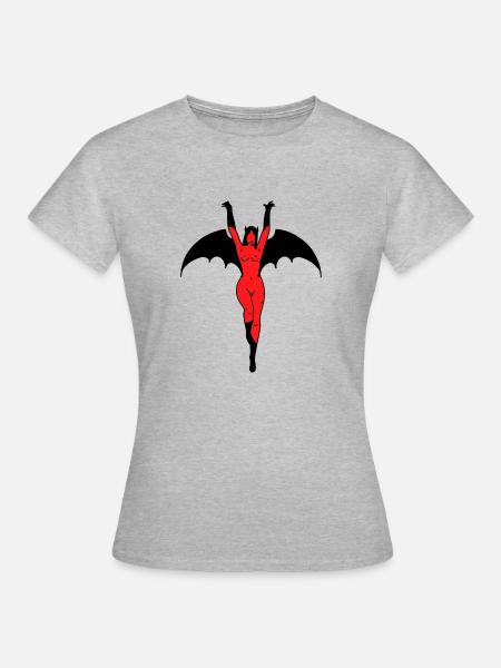 666 - Frauen T-Shirt - Grau meliert