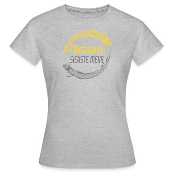 faehste quer tyre - Women's T-Shirt - heather grey - Front - AI Model Female 172 dark (172cm)