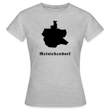 Berlin Bezirk Reinickendorf schwarz - Frauen T-Shirt - Grau meliert - Vorne - AI Model Female 172 dark (172cm)