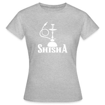 shisha - T-shirt Femme - gris chiné - Devant - AI Model Female 172 dark (172cm)