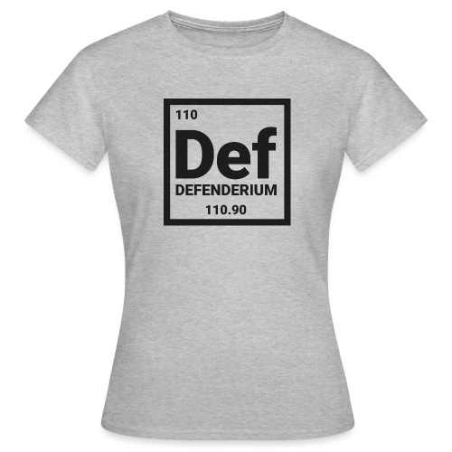 DEFENDERIUM BLACK - Vrouwen T-shirt