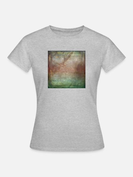 Sommer - Frauen T-Shirt - Grau meliert