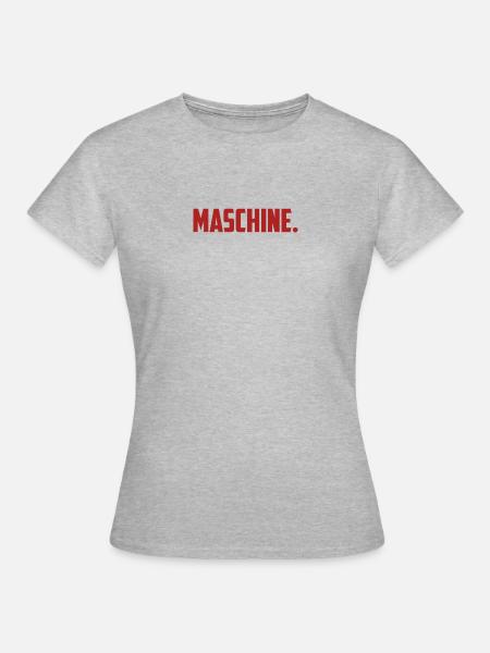 Maschine - Frauen T-Shirt - Grau meliert