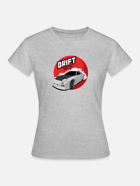 RX7 Drift - Frauen T-Shirt - Grau meliert