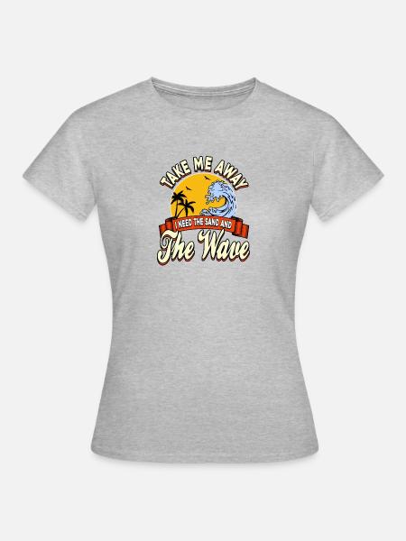 Cooles Sommer Shirt 2018 - Frauen T-Shirt - Grau meliert