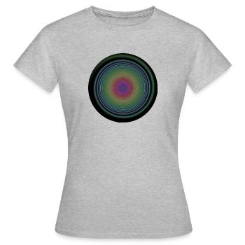 spirale - T-shirt Femme - gris chiné - Devant - AI Model Female 172 dark (172cm)
