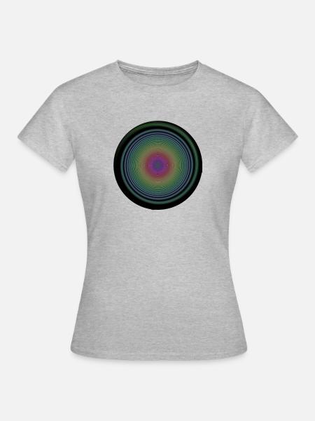 Spirale - Frauen T-Shirt - Grau meliert