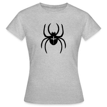 Araignée - T-shirt Femme - gris chiné - Devant - AI Model Female 172 dark (172cm)