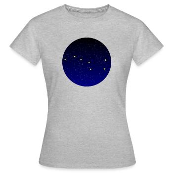 Großer Schöpflöffel - Frauen T-Shirt - Grau meliert - Vorne - AI Model Female 172 dark (172cm)