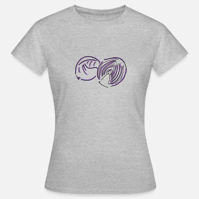 red cabbage - Women's T-Shirt - heather grey