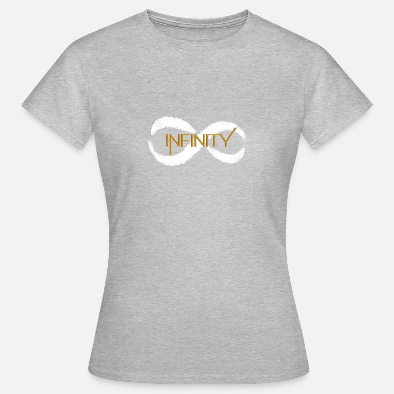 Infinity infinity sign icon infinity - Women's T-Shirt - heather grey