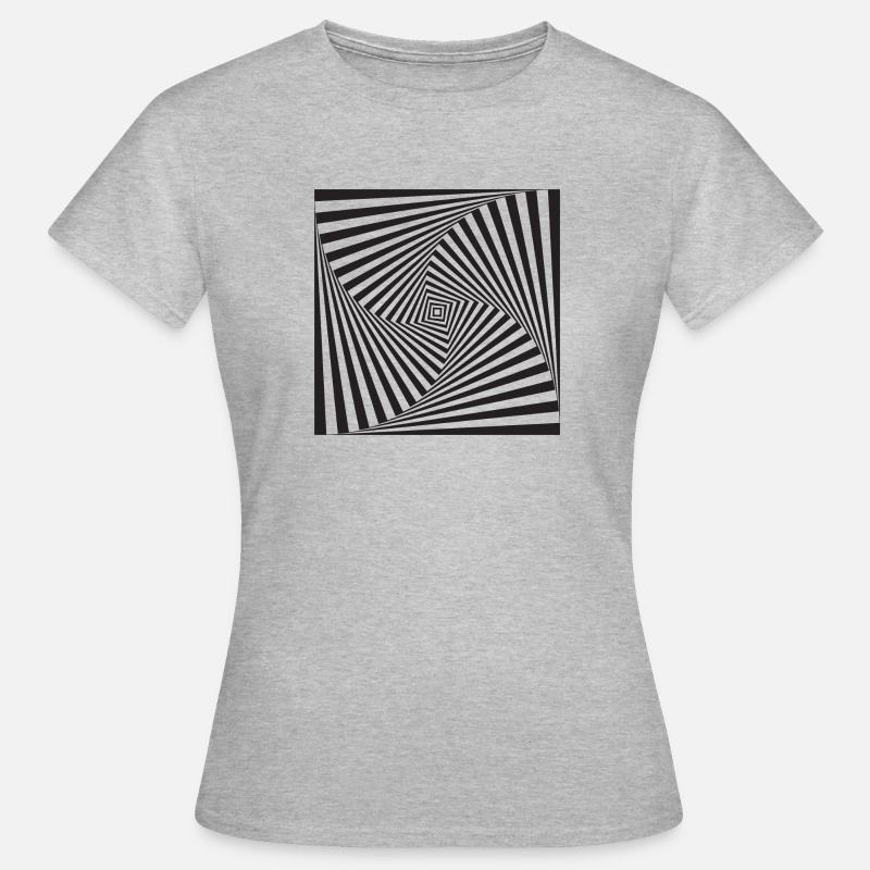 optical illusion - Women's T-Shirt - heather grey