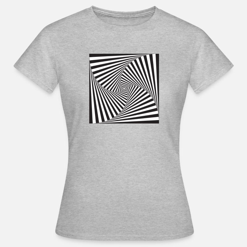 optical illusion - Women's T-Shirt - heather grey