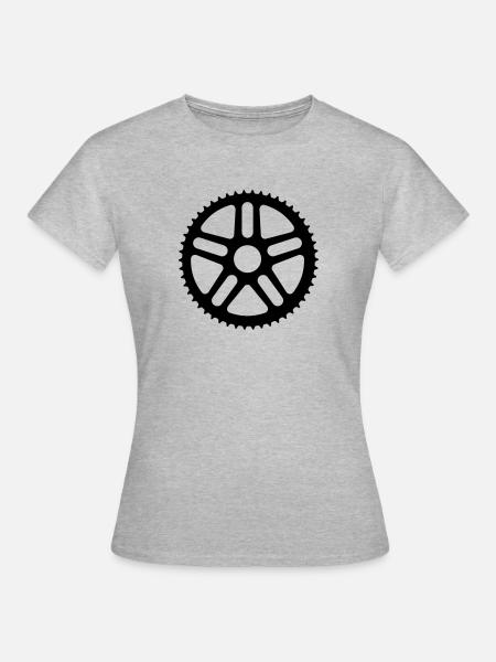 Ausrüstung - Frauen T-Shirt - Grau meliert