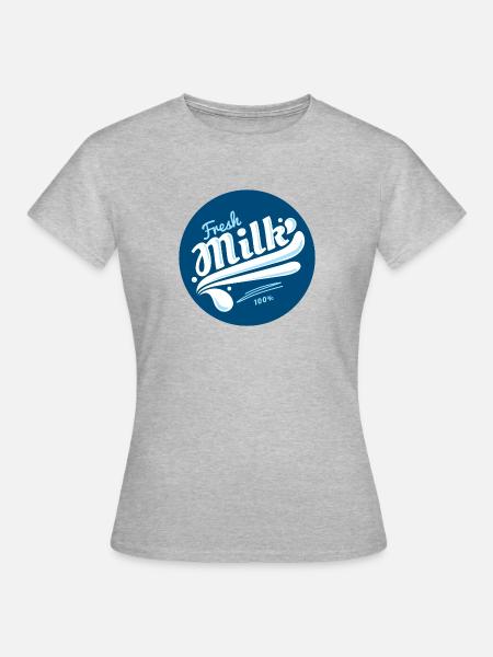 Fresh Milk - Frauen T-Shirt - Grau meliert
