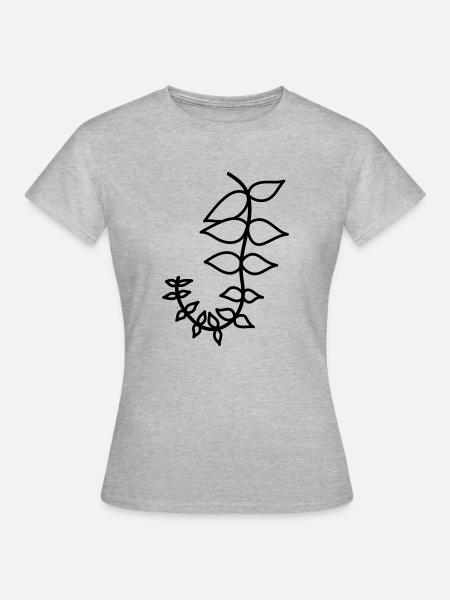 leaf - Women's T-Shirt - heather grey