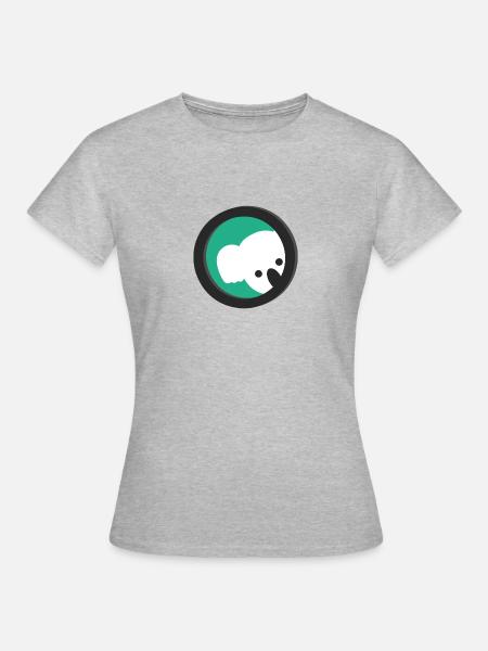 Koala-IT-Logo - Frauen T-Shirt - Grau meliert