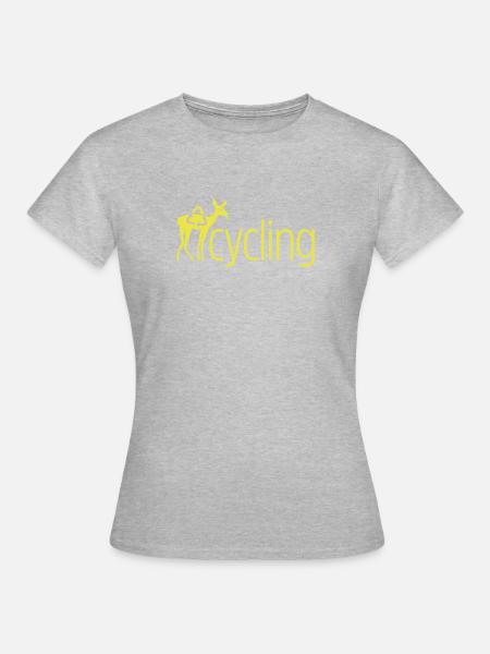 REHcycling Recycling - Frauen T-Shirt - Grau meliert