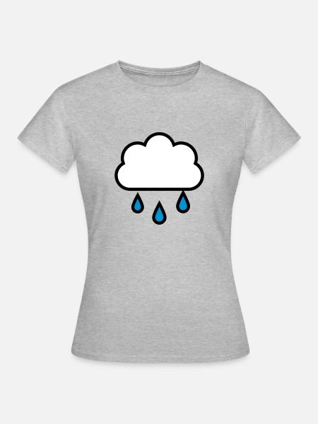 rain cloud - Women's T-Shirt - heather grey