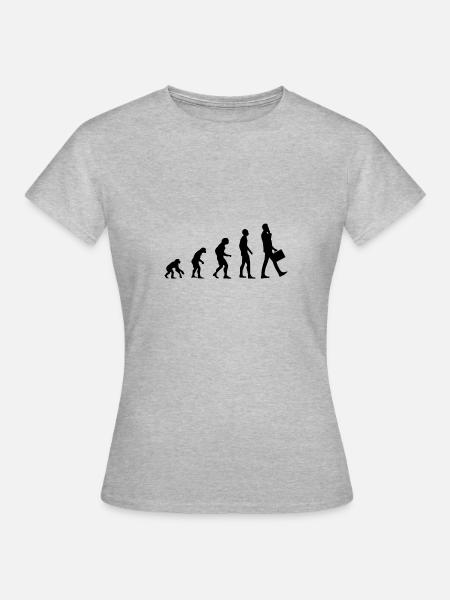 Evolution business - T-shirt Femme - gris chiné