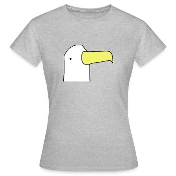 Aigle - T-shirt Femme - gris chiné - Devant - AI Model Female 172 dark (172cm)