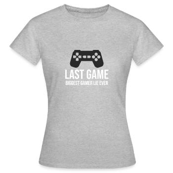 Gaming Gaming Gaming Gaming - T-shirt Femme - gris chiné - Devant - AI Model Female 172 dark (172cm)