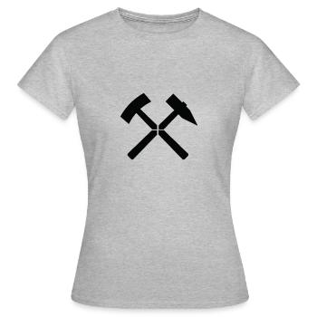 Iron sticks - Women's T-Shirt - heather grey - Front - AI Model Female 172 dark (172cm)