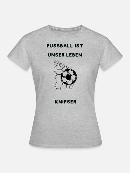 Knipser - Frauen T-Shirt - Grau meliert