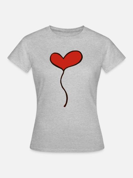 Überraschung - Frauen T-Shirt - Grau meliert