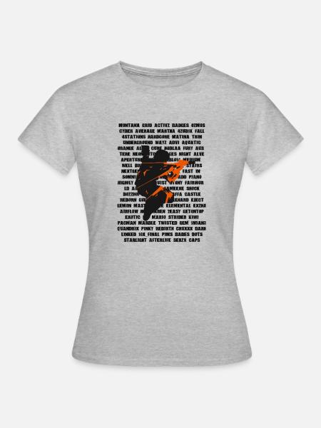 Bunnyhop CT - Asiimov Cloud - Frauen T-Shirt - Grau meliert