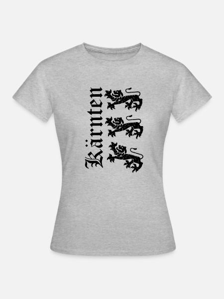Kärnten - Frauen T-Shirt - Grau meliert