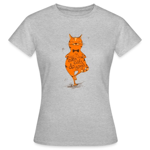 yoga cat - Frauen T-Shirt